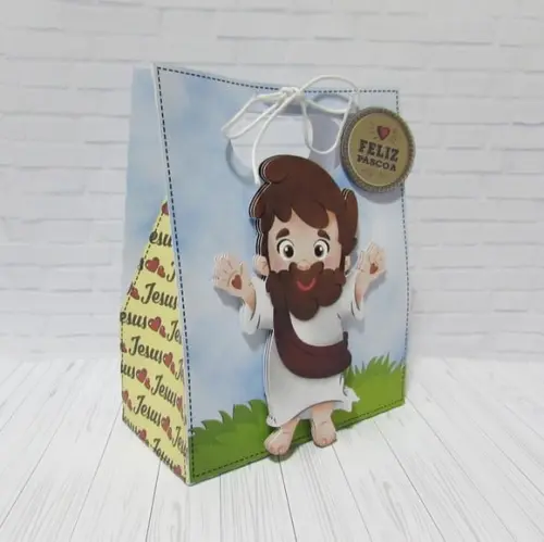 Arquivo Silhouette Pascoa Sacolinha Personalizada Studio/PDF