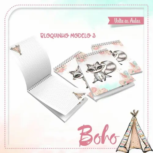 Arquivos Etiqueta Escolares Boho STUDIO/PDF