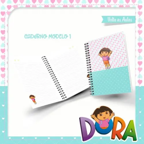Arquivos Etiqueta Escolares Dora Aventureira STUDIO/PDF