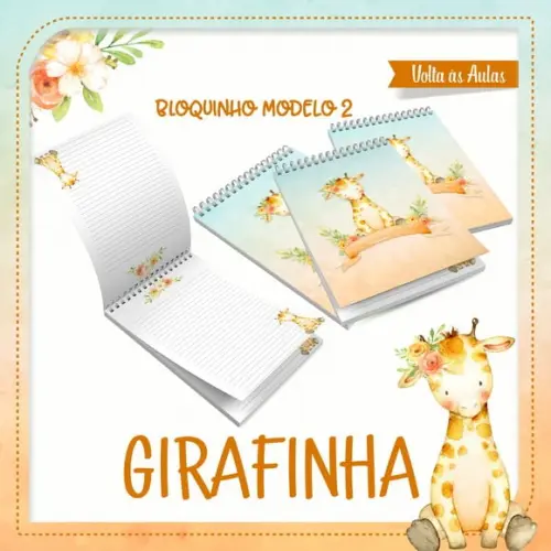 Arquivos Etiqueta Escolares girafinha 03 STUDIO/PDF