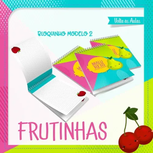 Arquivos Etiqueta Escolares Frutinhas STUDIO/PDF