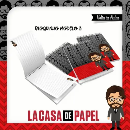 Arquivos Etiqueta Escolares La casa de papel STUDIO/PDF