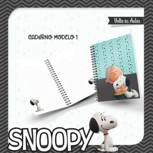 Arquivos Etiqueta Escolares Snoopy 03 STUDIO/PDF