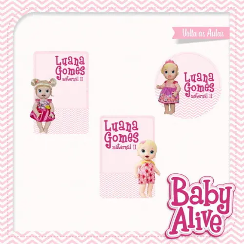 Arquivos Etiquetas Escolares Baby Alive 2021 STUDIO/PDF