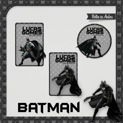 Arquivos Etiquetas Escolares Batman 2021 STUDIO/PDF