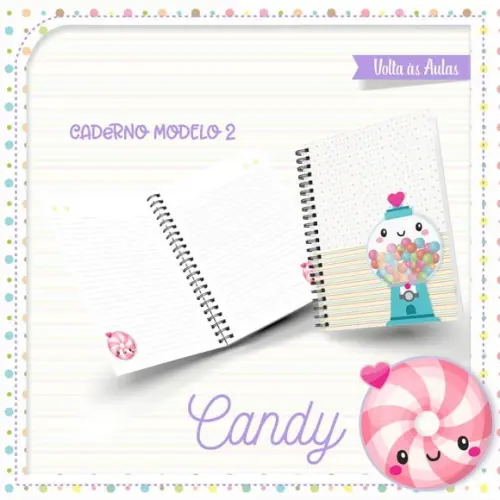 Arquivos Etiquetas Escolares Candy 2021 STUDIO/PDF