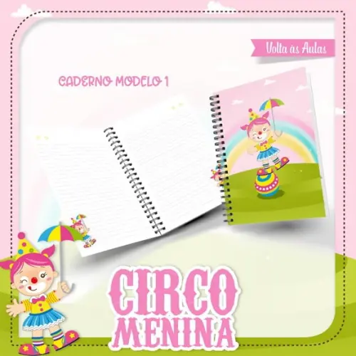Arquivos Etiquetas Escolares Circo Menina 2021 STUDIO/PDF