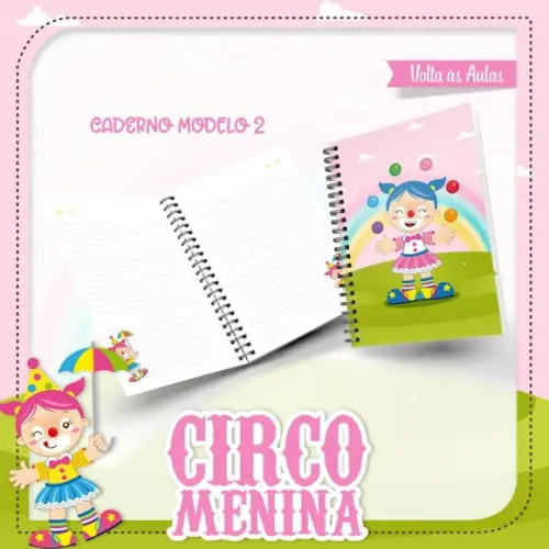 Arquivos Etiquetas Escolares Circo Menina 2021 STUDIO/PDF