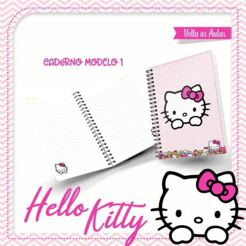 Arquivos Etiquetas Escolares Hello Kitty 2021 STUDIO/PDF