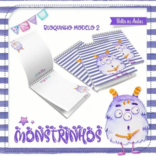 Arquivos Etiquetas Escolares Monstrinhos 2021 PDF