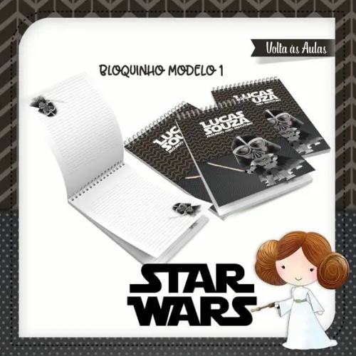 Arquivos Etiquetas Escolares Star Wars 2021 STUDIO/PDF