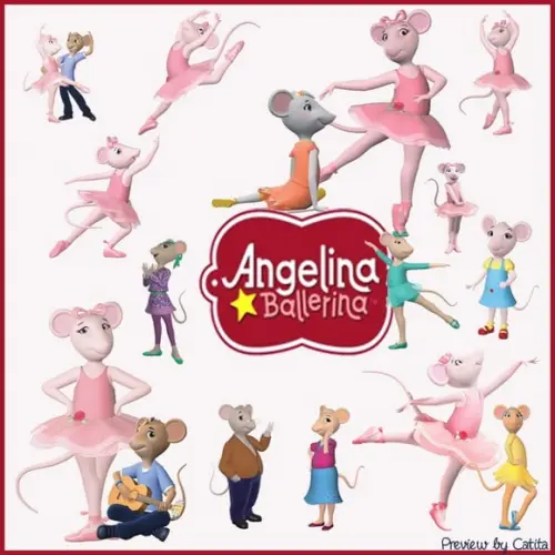 Kit Scrapbook Angelina Bailarina