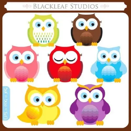 Kit Scrapbook Digital - Corujas
