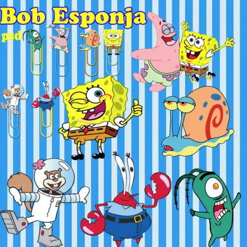 Kit Scrapbook Digital Bob Esponja
