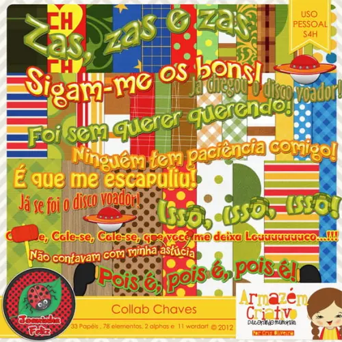 Kit Scrapbook Digital Chaves