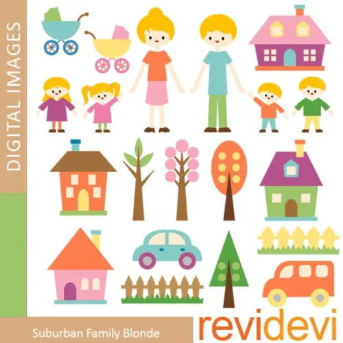 Kit Scrapbook Digital Minha Familia Imagens Clipart