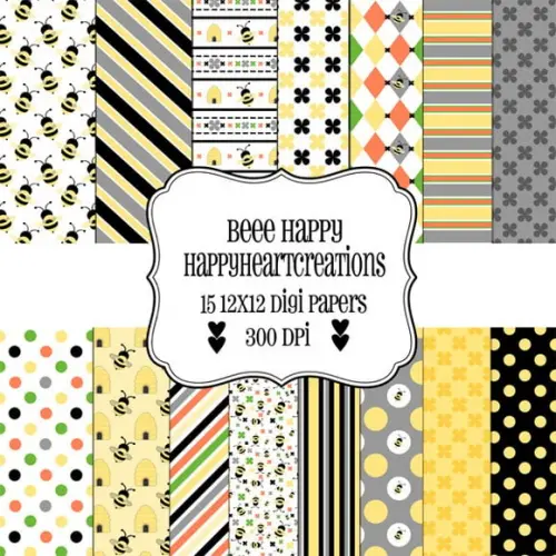 Kits Scrapbook Digital Abelhinhas