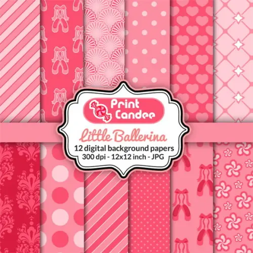 Scrapbook Digital Bailarinas 38 Kits