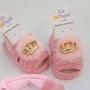 Sandália de Crochê para Bebe.