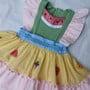 Vestido de Festa Infantil Frutinhas