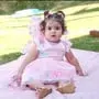 Vestido Infantil Jardim Encantado + Asa Borboleta