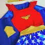 Roupa Infantil Personalizado Mulher Maravilha