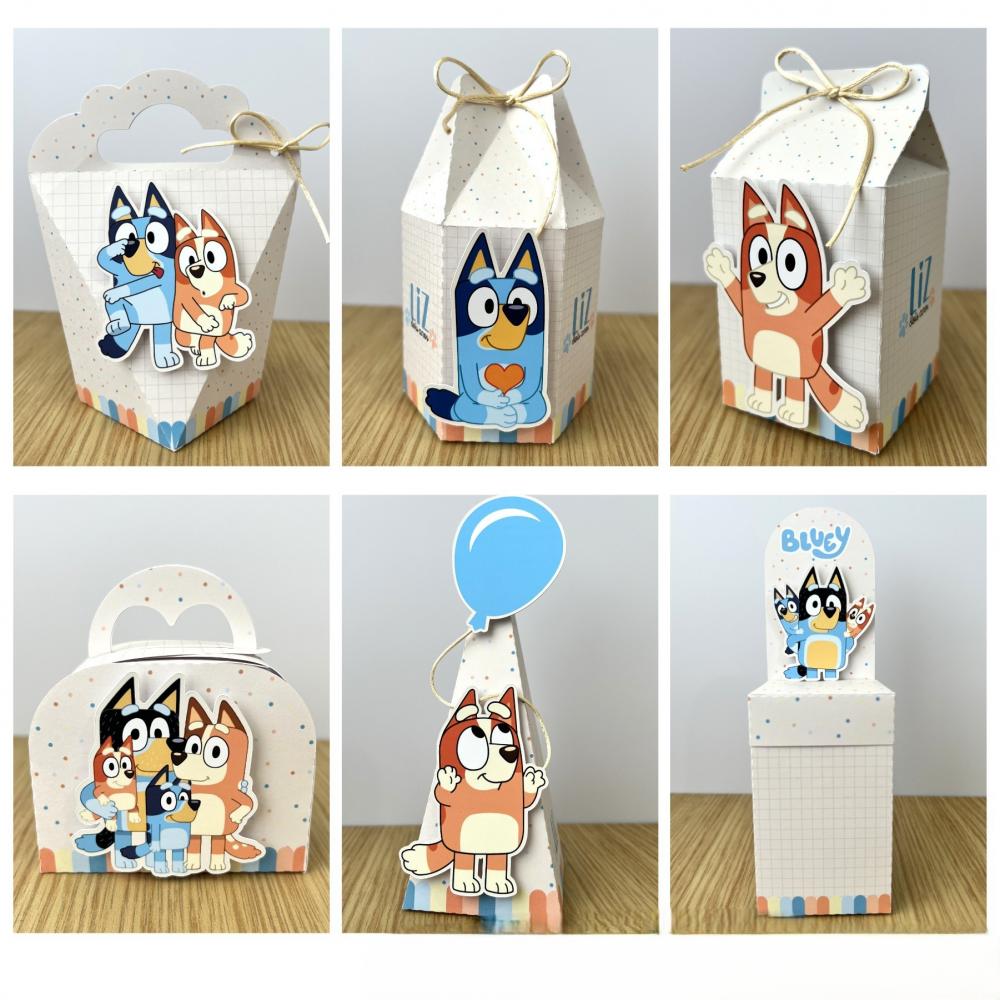 Kit Festa Bluey Dogs - 30 Unidade - Pegue e Monte