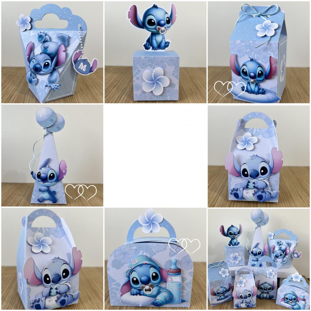Kit Festa Stitch - 30 Unidade - Pegue e Monte