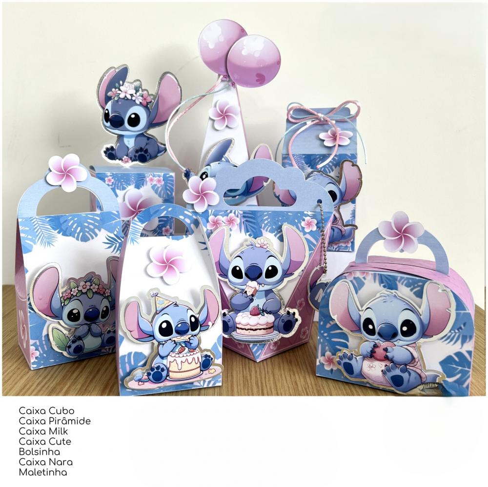 Kit Festa Stitch - 30 Unidade - Pegue e Monte