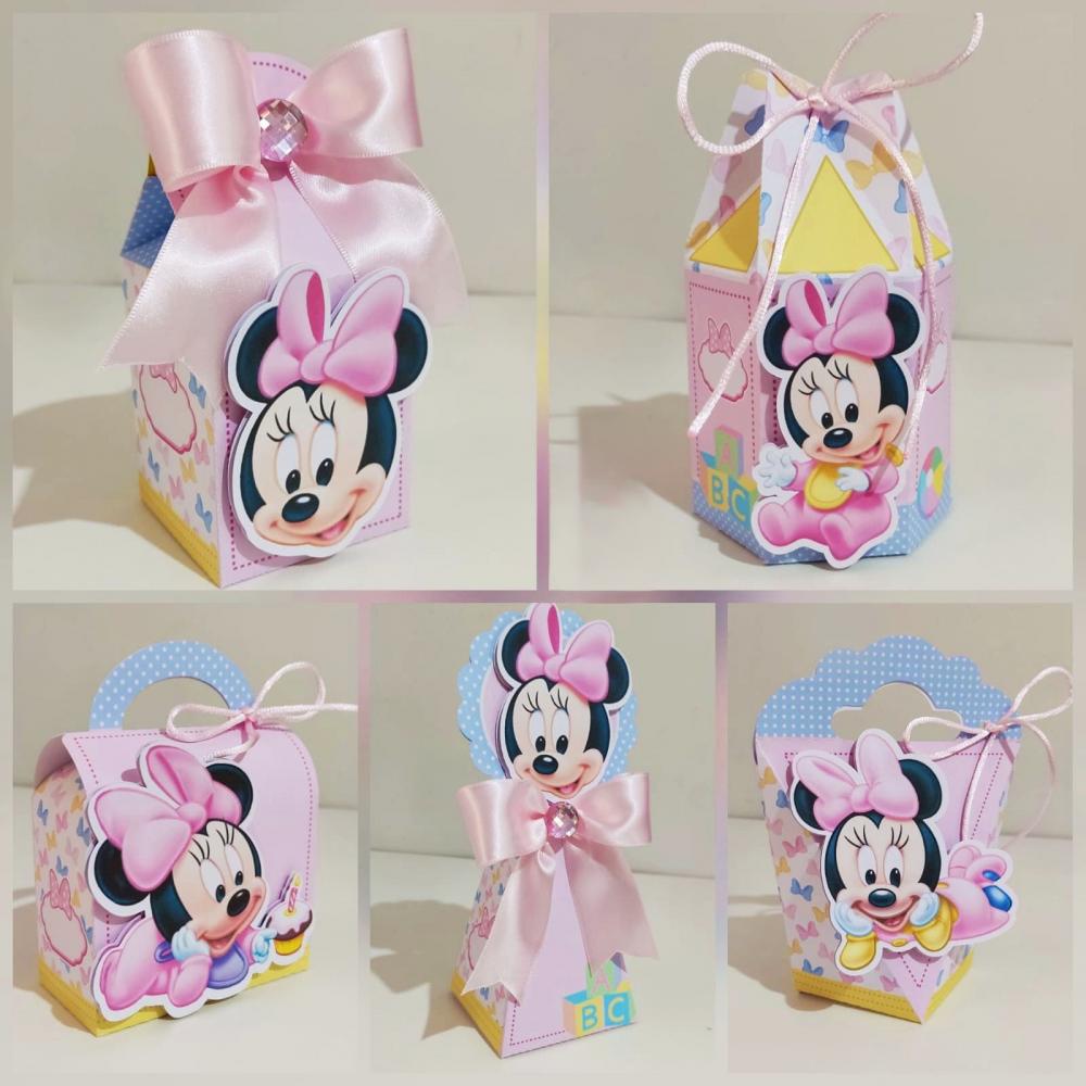 Kit Festa Minnie - 30 Unidade - Pegue e Monte