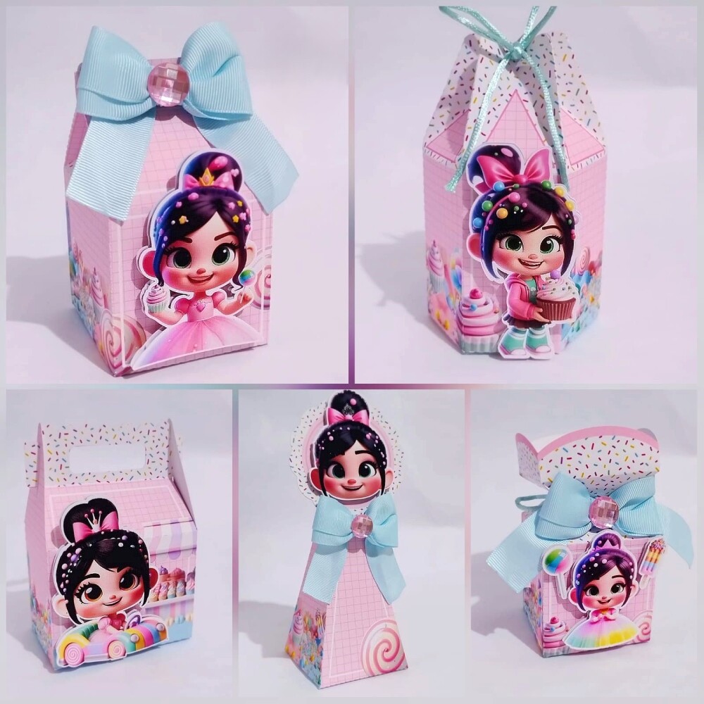 Kit Festa Vanellope - 30 Unidades - Pegue e Monte