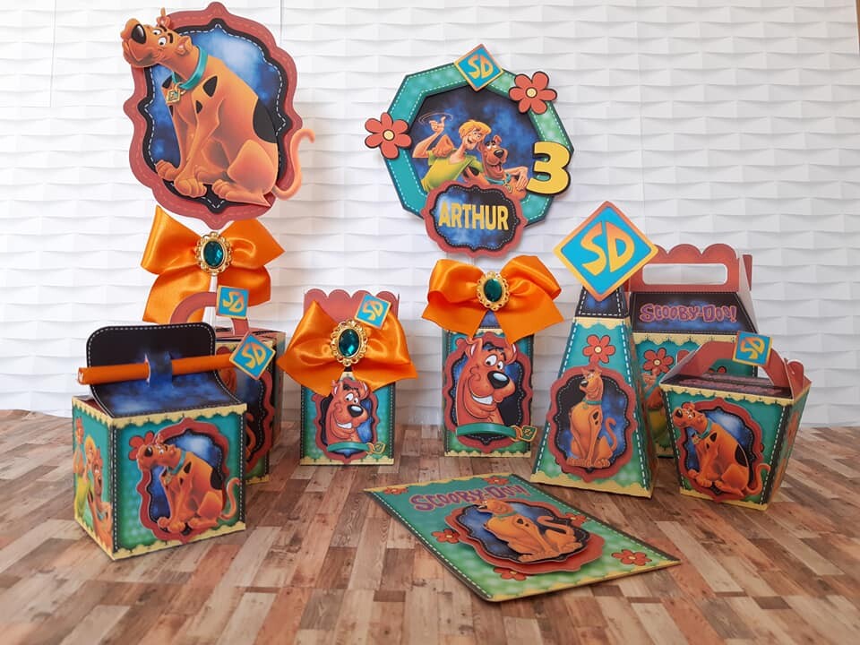 Kit Festa Scooby Doo - 30 Unidades - Pegue e Monte