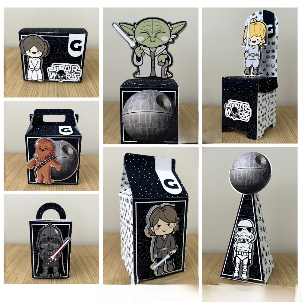 Kit Festa Star Wars - 30 Unidades - Pegue e Monte