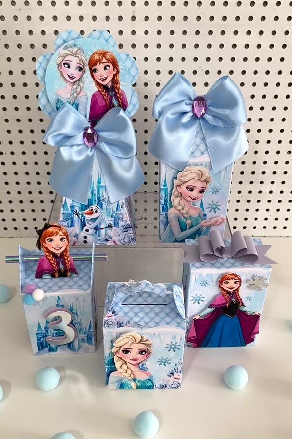 Kit Festa Frozen - 30 Unidade - Pegue e Monte