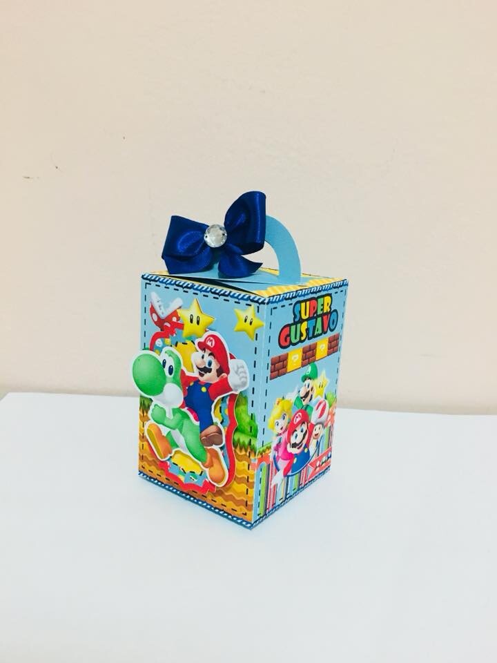 Kit Festa Super Mario - 30 Unidades - Pegue e Monte