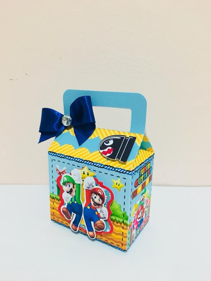 Kit Festa Super Mario - 30 Unidades - Pegue e Monte