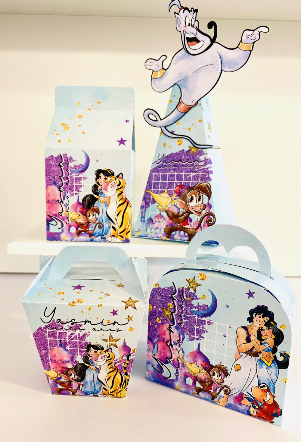 Kit Festa Aladdin  - 30 Unidades - Pegue e Monte