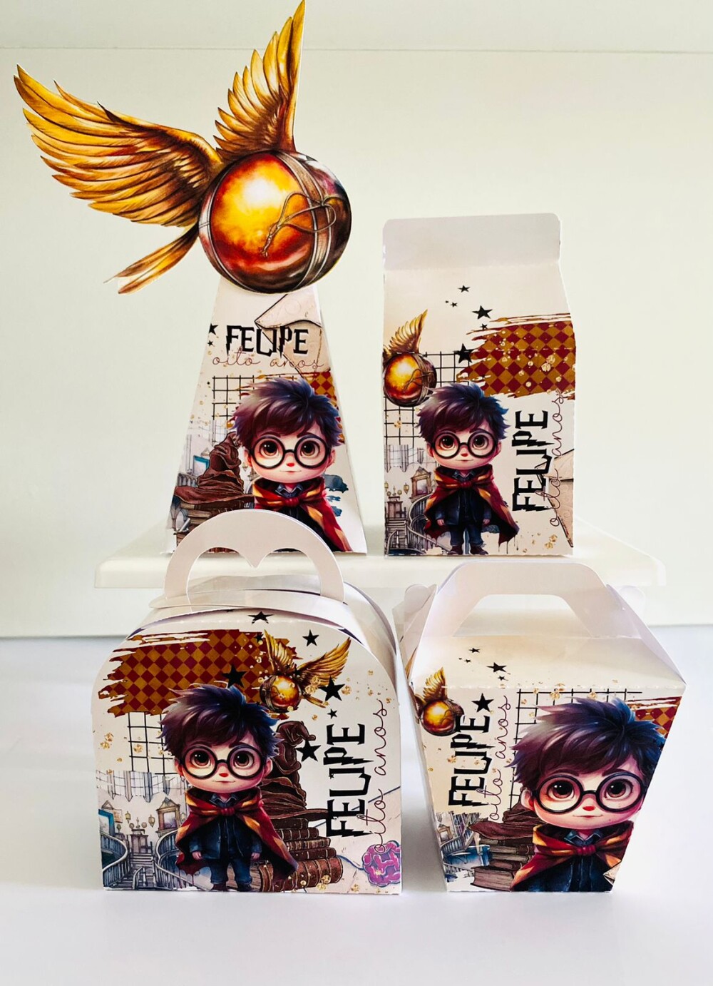 Kit Festa Harry Potter - 30 Unidades - Pegue e Monte