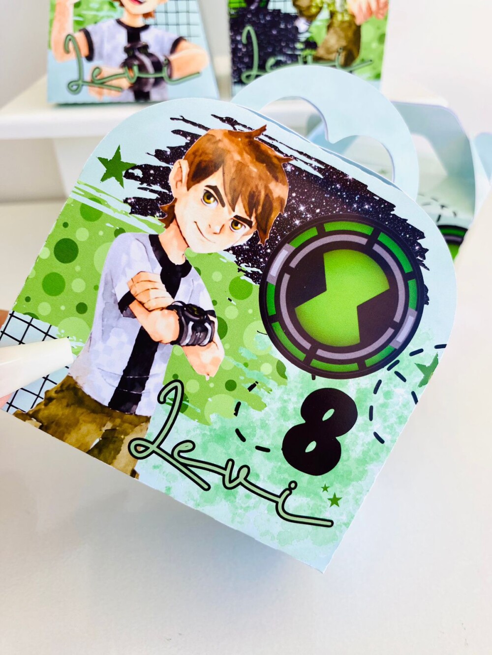 Kit Festa Ben 10  - 30 Unidades - Pegue e Monte