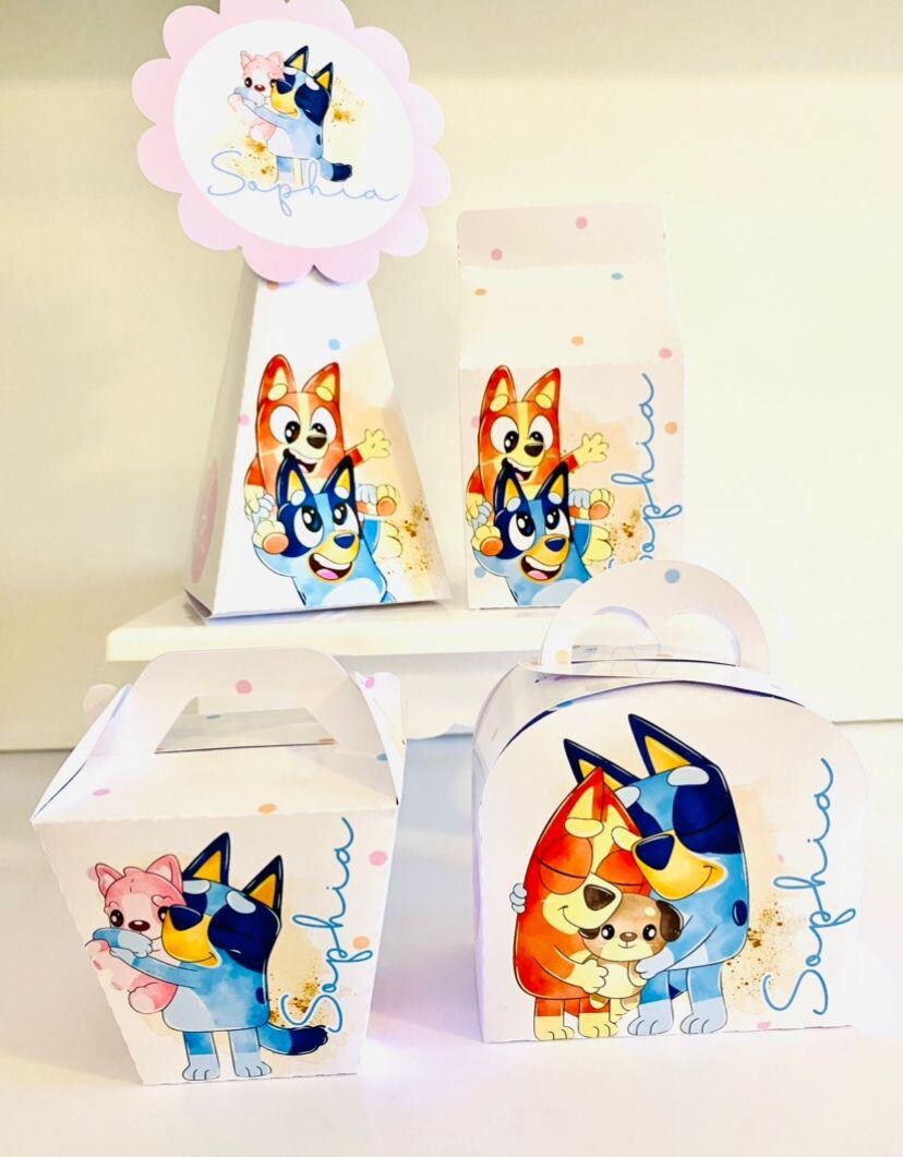 Kit Festa Bluey Dogs - 30 Unidades - Pegue e Monte