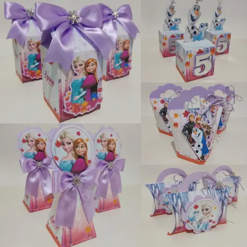 Kit Festa Frozen - 30 Unidade - Pegue e Monte