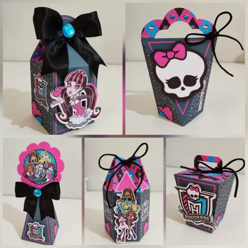 Kit Festa Monster High  - 30 Unidade - Pegue e Monte