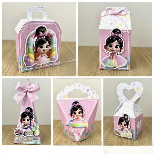 Kit Festa Vanellope - 30 Unidade - Pegue e Monte
