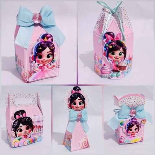 Kit Festa Vanellope - 30 Unidades - Pegue e Monte