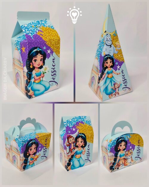 Kit Festa Jasmine  - 30 Unidades - Pegue e Monte