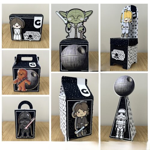 Kit Festa Star Wars - 30 Unidades - Pegue e Monte