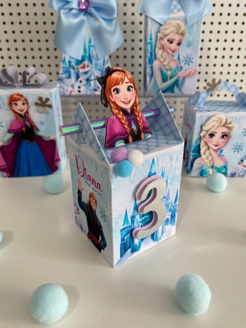 Kit Festa Frozen - 30 Unidade - Pegue e Monte