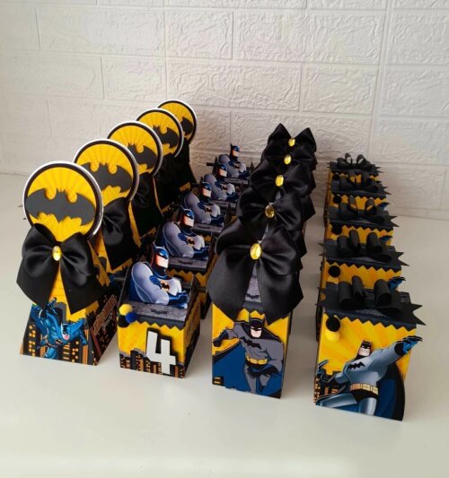 Kit Festa Batman - 30 Unidades - Pegue e Monte