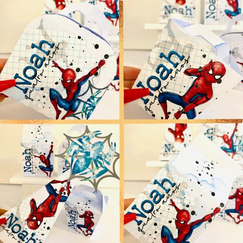 Kit Festa Homem Aranha - 30 Unidades - Pegue e Monte