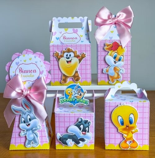 Kit Festa Looney Tunes - 30 Unidade - Pegue e Monte